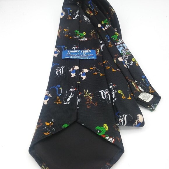 Vintage WB USPS Looney Tunes Stamp Collection Tie - Picture 6 of 8